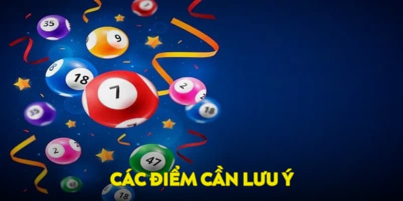 Các điểm cần lưu ý